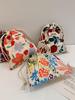 Japanese Small Cloth Storage Bag - Portable Drawstring Cosmetic Bag for Lipstick and Makeup