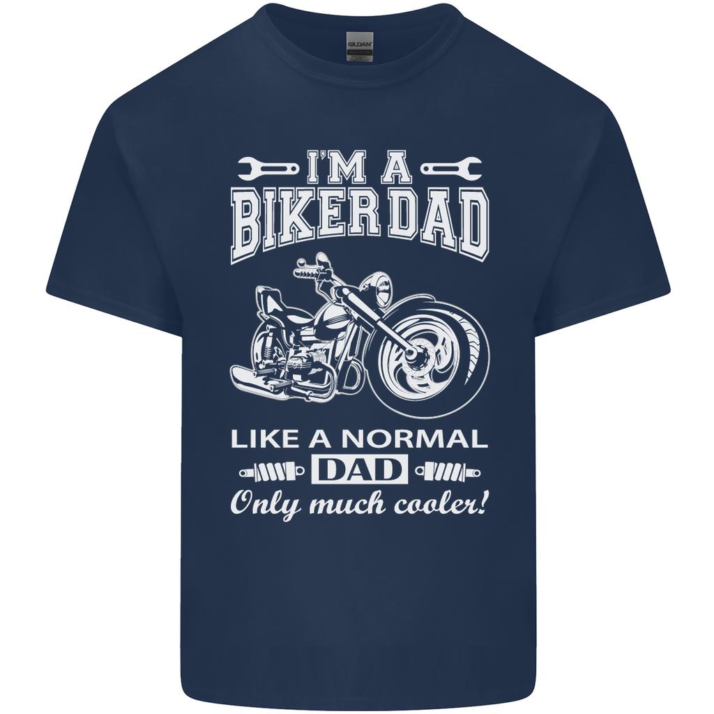 Biker A Normal Dad Fathers Day Motorcycle Unisexs Light Cotton TShirt
