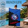 Arema Football Club Printed Microfiber Beach Towel, Soft And Absorbent, Quick-Dry, Ideal for Summer Travel, Beach Essential, Swimming Pool