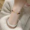 Light luxury charm! Gold with garnet gourd bracelet unlocks the fusion of oriental style and ancient charm and fashion
