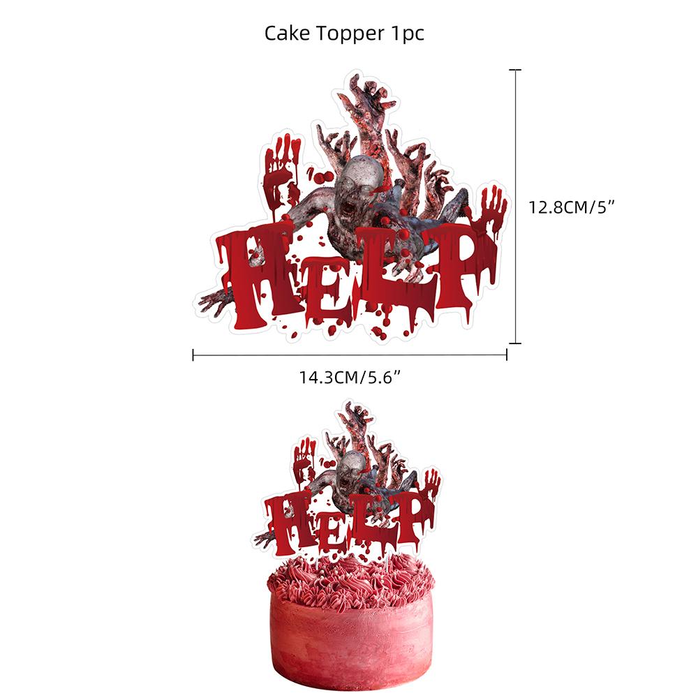Halloween Party Decorations Kit Include Halloween Banners Balloons Cake Toppers