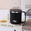 400ML Portable Insulated Mug 304 Stainless Steel Coffee Cup With Handle Cold And Hot Resistant Drinking Cup For Student Adult