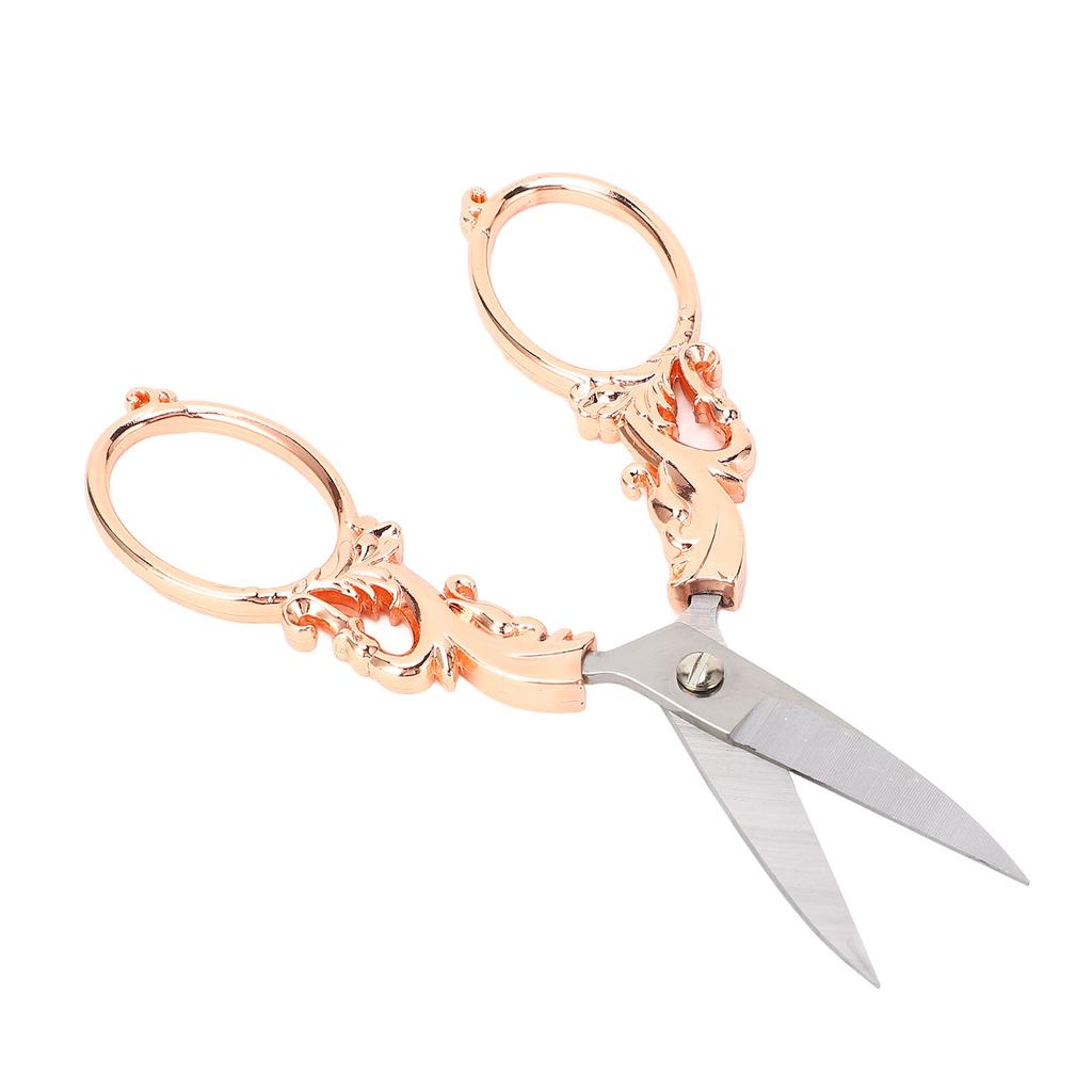 Sewing Embroidery Scissors Multifunctional Vintage European Stainless Steel Stitch Scissors
