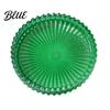 Decorative Candle Holder Pillar Tray Round Glass Modern Home Decor Dish