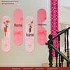 Double Happiness Wedding Stair Decor: Groom & Bride Side Pendant