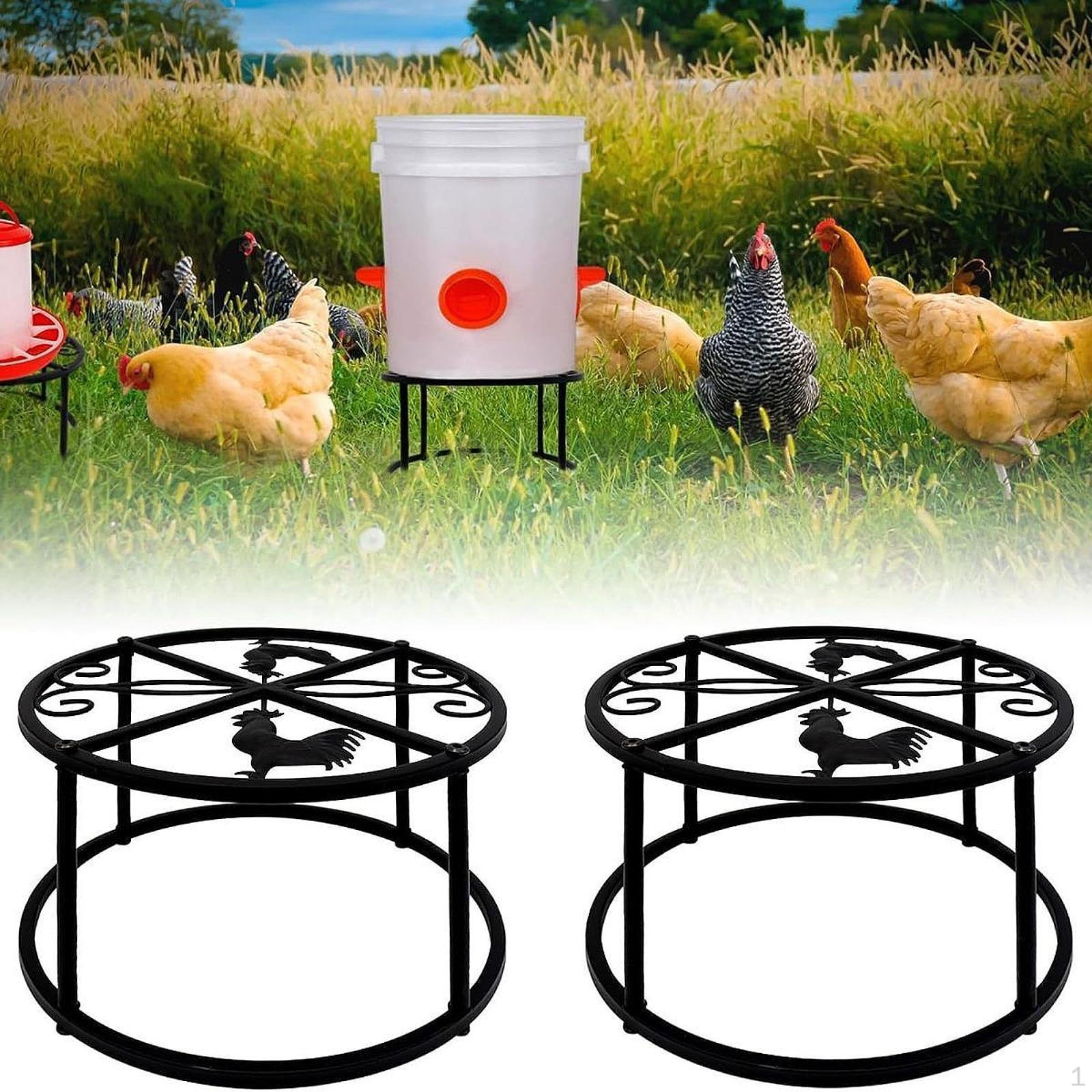 

2x Metal Plant Stand Flower Pots Planter Rack Round Table Bedroom Modern Living Room