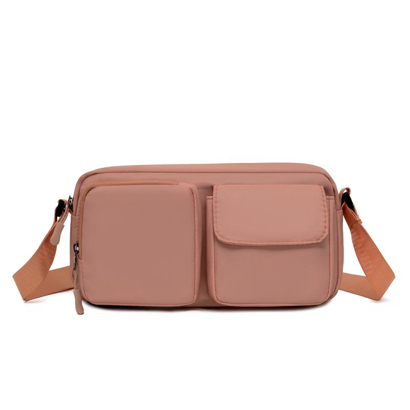 Nuova Borsa a Spalla da Uomo Leggera Tracolla Regolabile Borsa a Tracolla a Mani Libere Multitasche Unisex Borsa da Sotto Braccio Uso Quotidiano