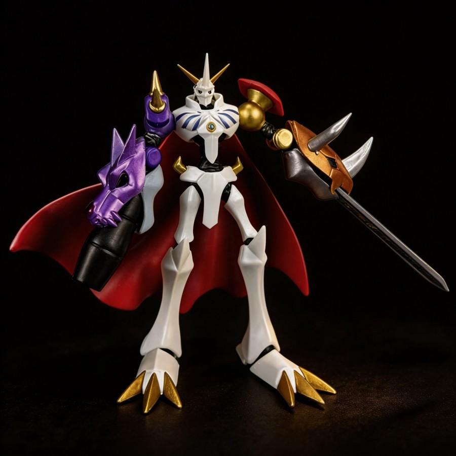 Anime Digimon Omegamon Dukemon Action Figure Collectible Model Toy 17cm, High Quality, Detailed Craftsmanship