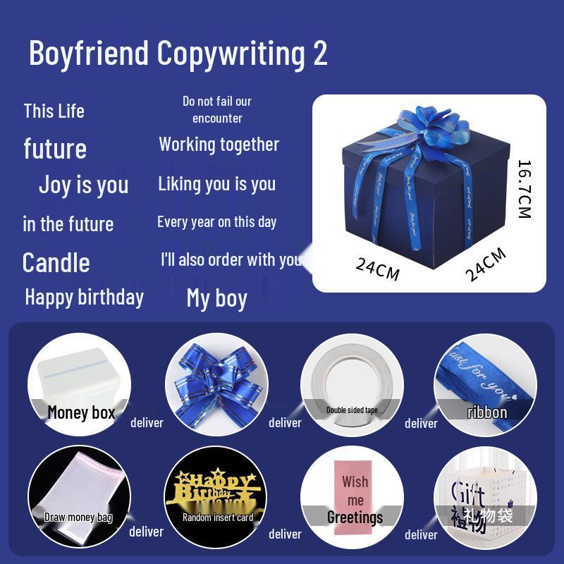 Celebrity Style Surprise Explosion Birthday Gift Box for Kids