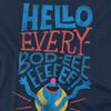 Sesame Street Unisex Adult Hello Everybody Grover T-Shirt