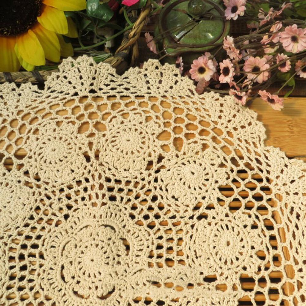 Cotton Tablecloth Floral Decor Dining Table Cafe Shop
