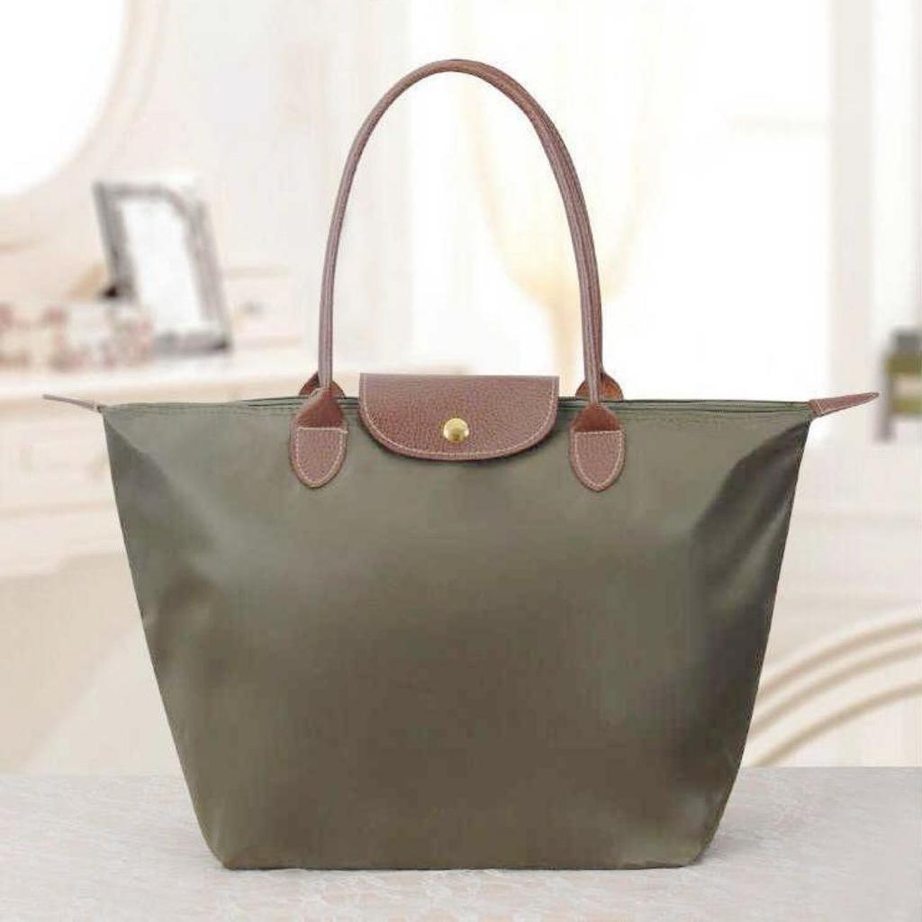 New Nylon Beach Tote Bag Fashion Womens Handbag ToteOxford Shoulder Bags Female Waterproof DumplingsFolding Shopping Bag
