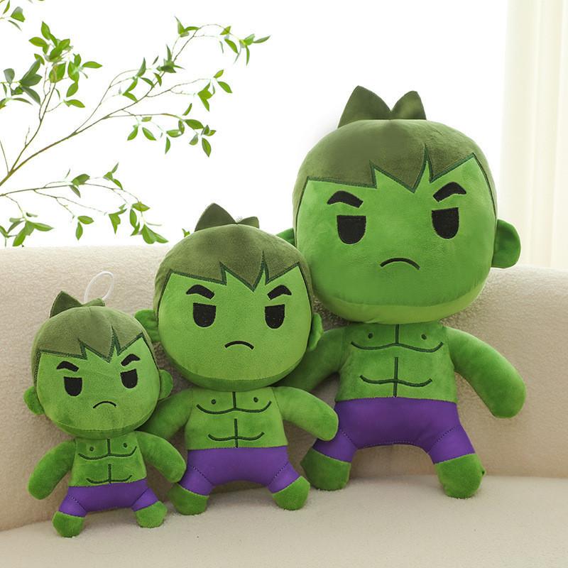Cute Cartoon Toddler Hulk Plush Toy Pillow Boy's Comforting Stuffed Doll Gift For Friends 23cm)