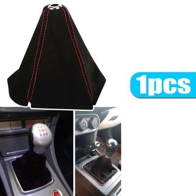 16mm Universal Wildleder Leder Auto Gangschaltung Halsbänder Staubdicht Auto Auto Manuelle Stick Schaltknauf Gangschaltung Boot Abdeckung Gamasche