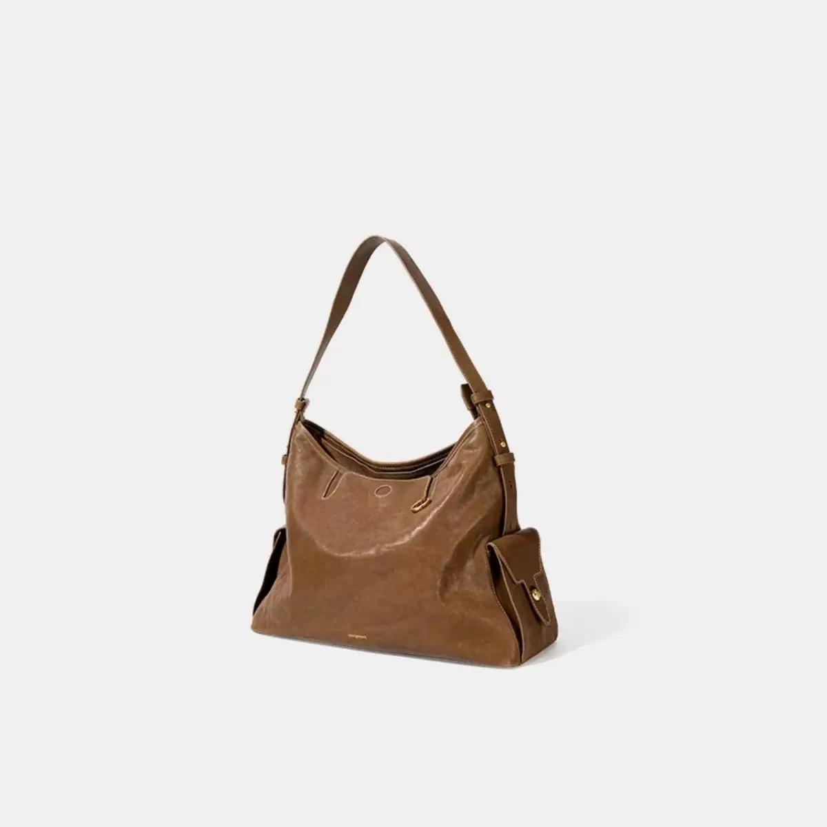 

Jiang Qiming Style Shanshan Vintage Large Capacity Hobo Tote Crossbody Shoulder Laptop Bag