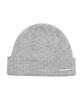 AMES-WORLDWIDE Hairy Stripe Gloves & Beanie Set Gray