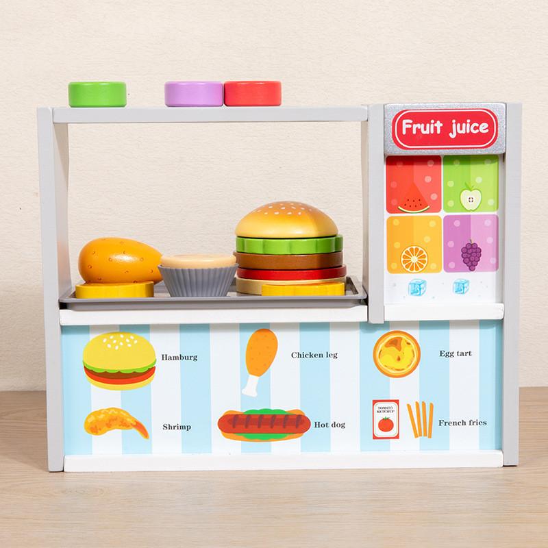 Shop Wooden Role Play Toy With Vending Machine For Creative Play Gift And