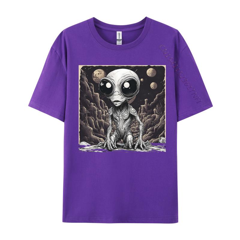 Alien Tshirts Hip Hop Unisexs Tshirts Graphic Printed Tshirt Combed Cotton Tops Shirts Casual Clothing Shirt