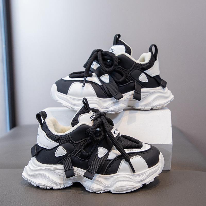 

Children s sports shoes 2025 new boys handsome dad shoes children s fashion casual shoes middle and older children s running shoes batch 31 yards inner length 19.5CM