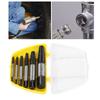 6 Pcs Steel Screw Extractor Spiral Groove Bolt Extractor Easy Screw Remover  Home Repairs