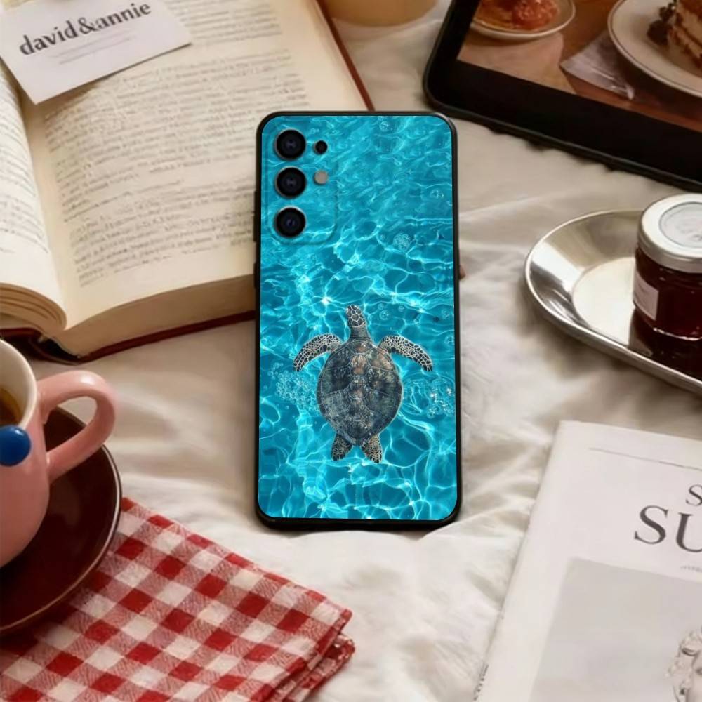 

Sea animals Phone Case For Samsung S25,S24,S21,S22,S23,S30,Ultra,S20,Plus,Fe,Soft Silicone Black Cover Samsung S21 s305G