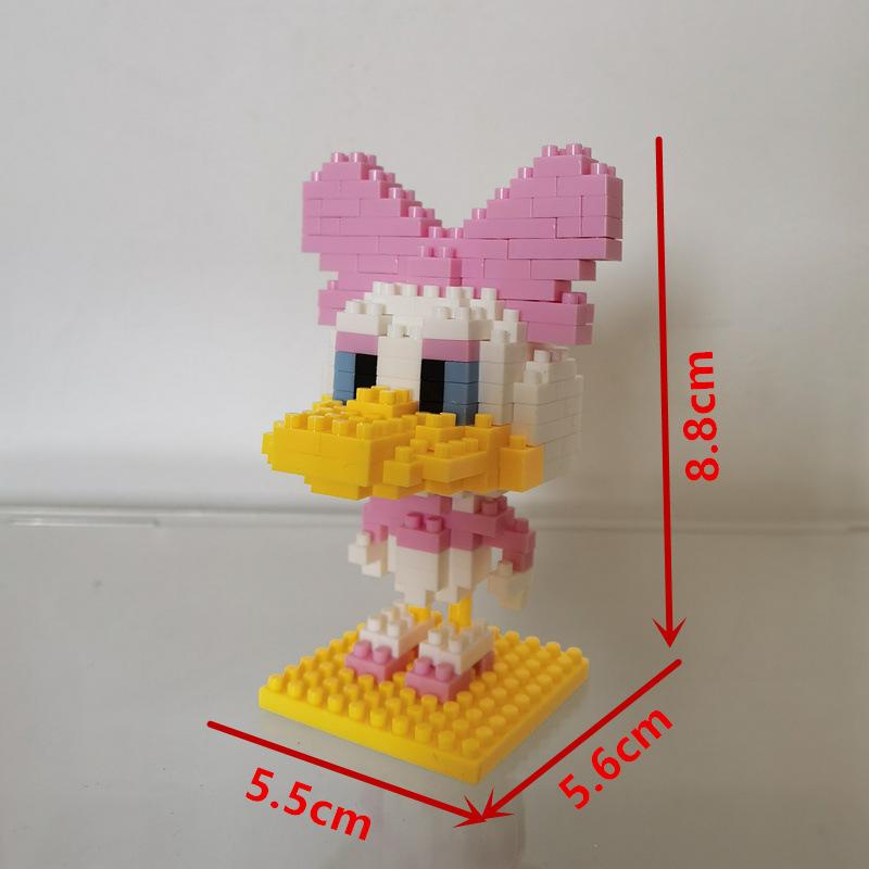 Cute Granular Building Blocks, Mickey, Minnie, Duck, And Goofy Building Block Assembly Toys, Suitable For Boys And Girls
