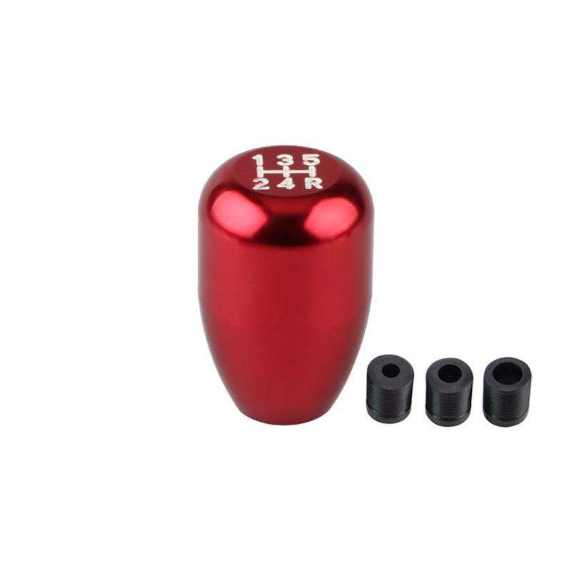 Stylish Universal 5speed Gear Shift Knob Stick Manual Transmission Universal Car Aluminum Extended Gear Shifter Gear Head Knob