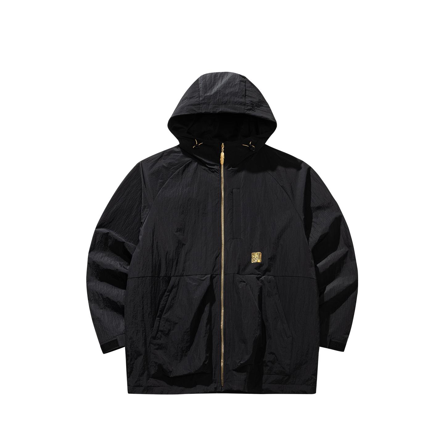 

ANTA Kyrie Irving x Xu Beihong Galloping Horse Co-branded Hooded Windproof Jacket Black Men 172611607-3 L