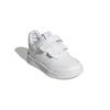 adidas Neo Tensaur Sport Training Hook Comfortable Lightweight Breathable Low Top Walking Shoes Baby Shoes White GW1990