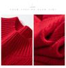 Women's Cashmere Slim-Fit Half-High Collar Pullover Sweater, Autumn/Winter 2023 Collection