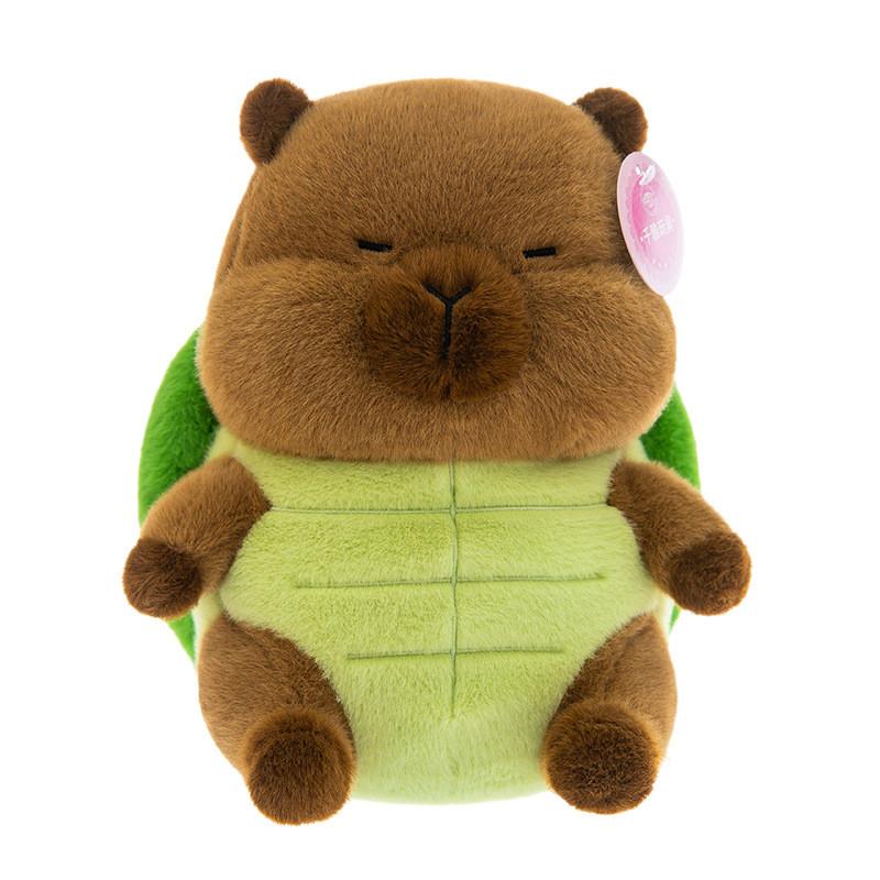 Peluche Tartaruga Ape Capibara con Pelo Corto Morbido per Bambini e Ragazzi Regalo
