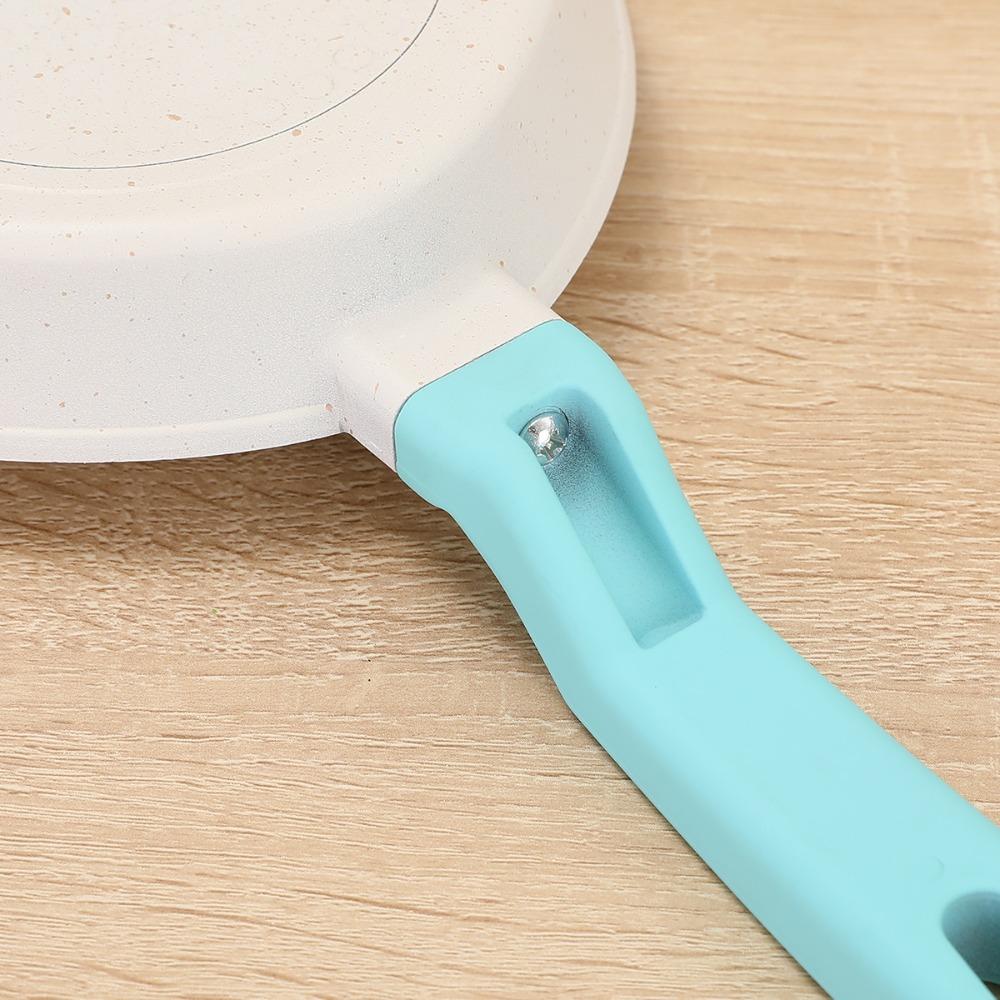 Flat-bottomed Egg Frying Pan Non-stick Hamburger Skillet Household Pancake Pan Kitchenware