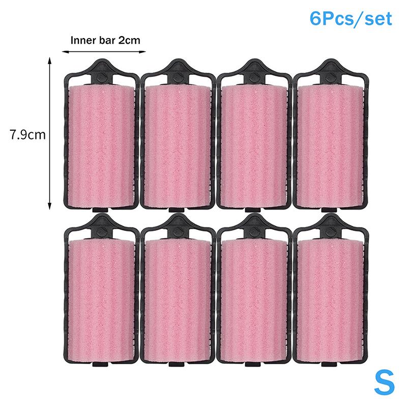 

6/8pcs DIY Curls Hairdressing Kit DIY Home Hair Styling Tools Soft Sponge Foam Cushion Hair Rollers Curlers Hair Salon Barber