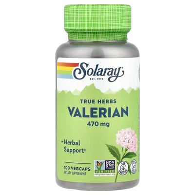 Valerian Root 470mg Veggie Capsules, 100 Count