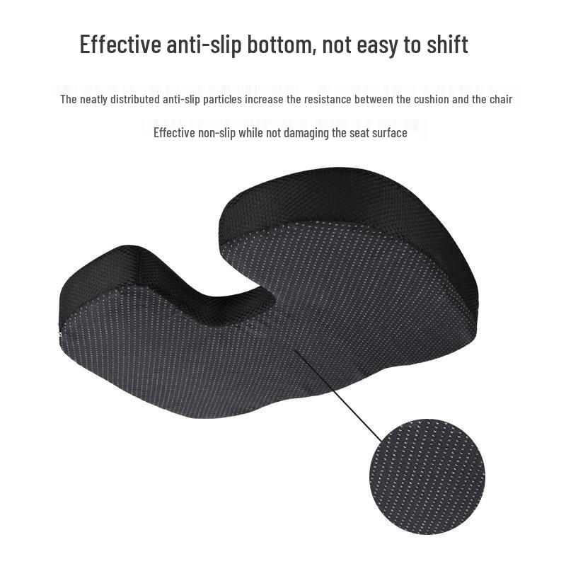 Cooling Memory Foam Seat Cushion: Slow Rebound, Breathable, Hydrogel Comfort for Office