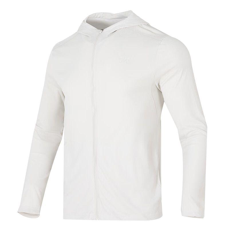 Under Armour Hooded Zip-Up Breathable Running Jacket Men jackets 1390052-110 M