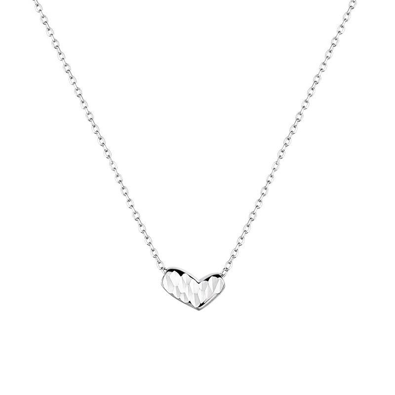 

Ожерелье Chehua Love Heart для женщин, японская и корейская простая студенческая серия Mori, подвеска в виде персикового сердца, цепочка на ключицу