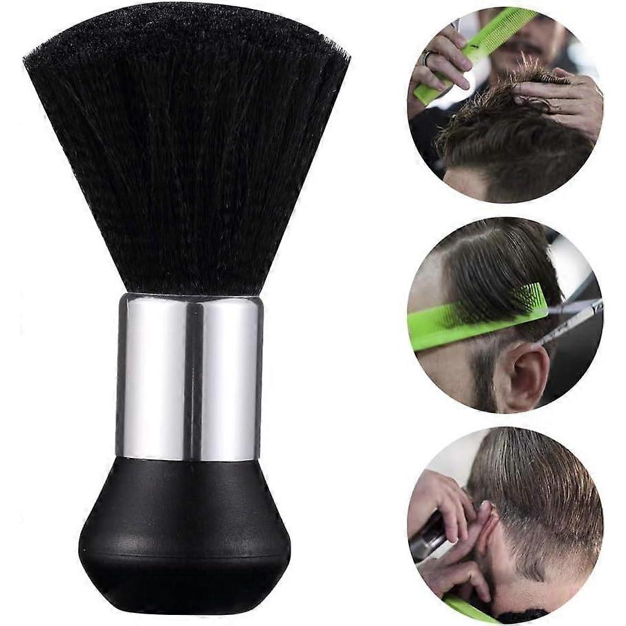 Hair Cutting Cleaning Duster, Neck Duster Brush for Hair Salon Barber, Black, Irisfr