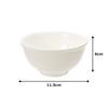 NARUMI Bowl, Plate, Chinese Cuisine, White, 11cm, Rice Bowl, Microwave Safe, Made in Japan, 8906-1186