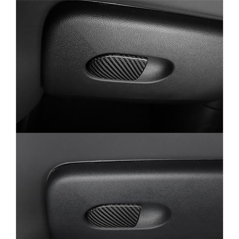 Car Co-Pilot Storage Box Handle Cover Carbon Fiber For Mini Cooper F55 F56 Car Accessories