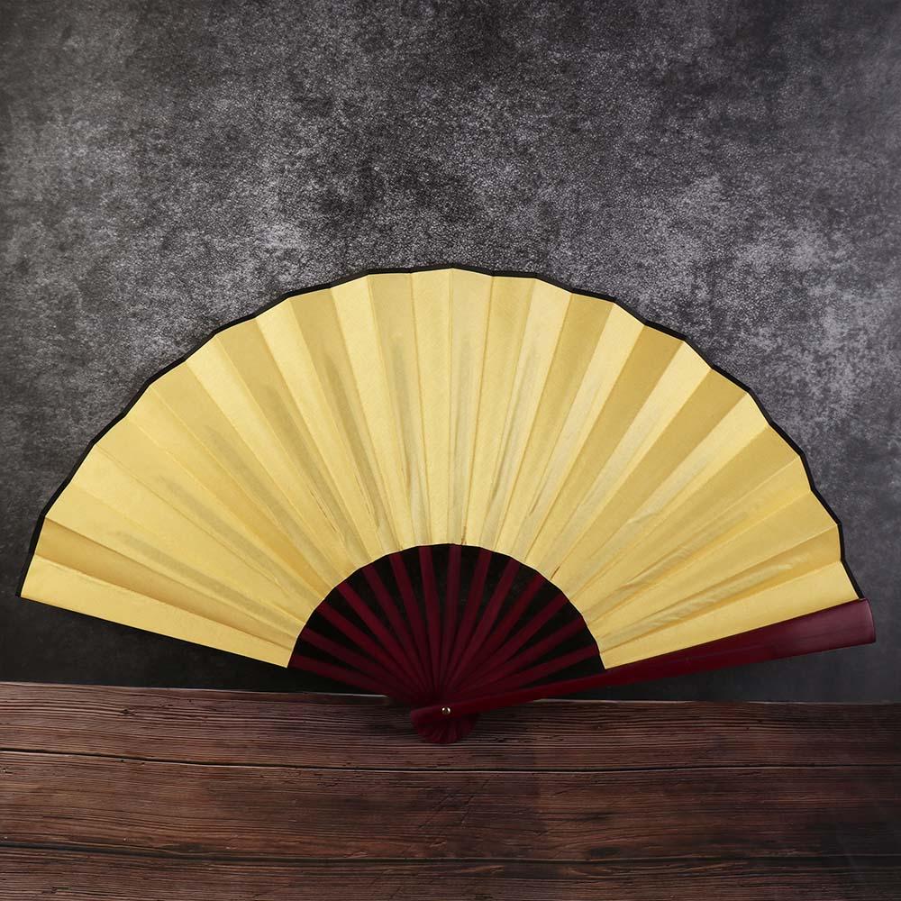 Drawing Decoration for Painting Wedding Blank Cloth Home Party Folding Fan Hand Folding Fan