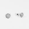 Authentic 925 Sterling Silver Dazzling Droplets Stud Earrings for Women Silver Woman Earing Jewelry
