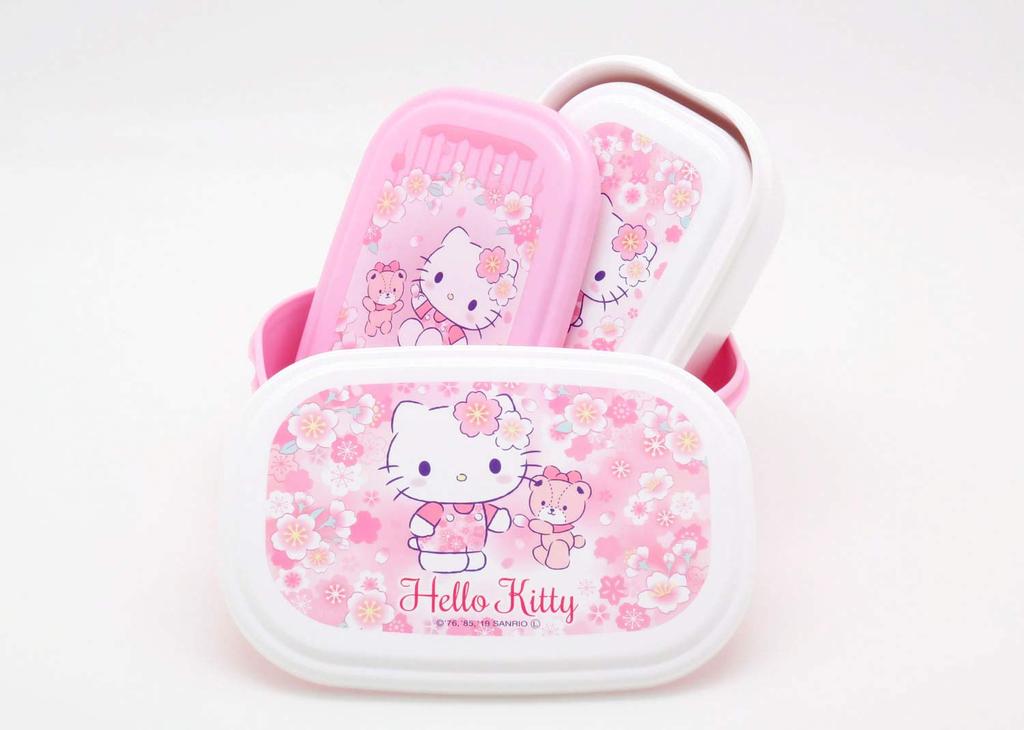 OSK Hello Kitty Sakura Seal Container Set 3-Piece SP-31
