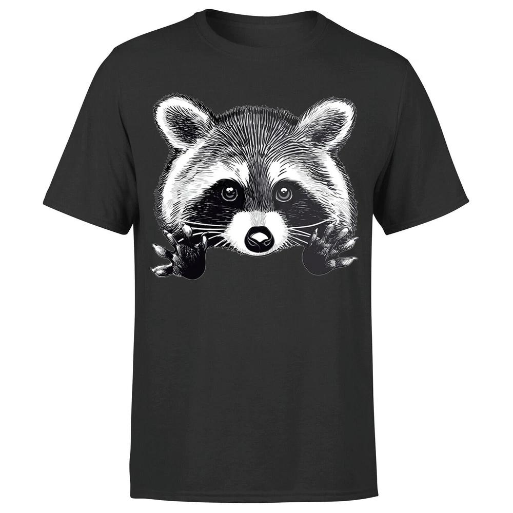 Little Raccoon Buddy Unisexs T Shirt Funny Graphic Animal Lovers UnisexP1OrA