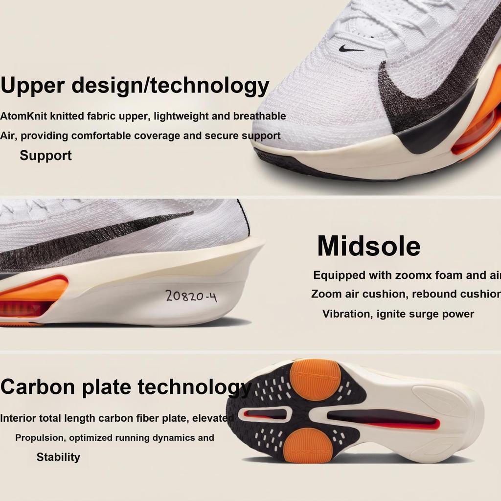 Nike Pánské tenisky Air Zoom Alphafly NEXT% 3 Prototype Bílá Černá Phantom FD8356-100