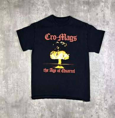 Koszulka Unisex z Inspiracją Cro-Mags Vintage Y2K Punk Rock Metalowy Zespół Fan S-4XL