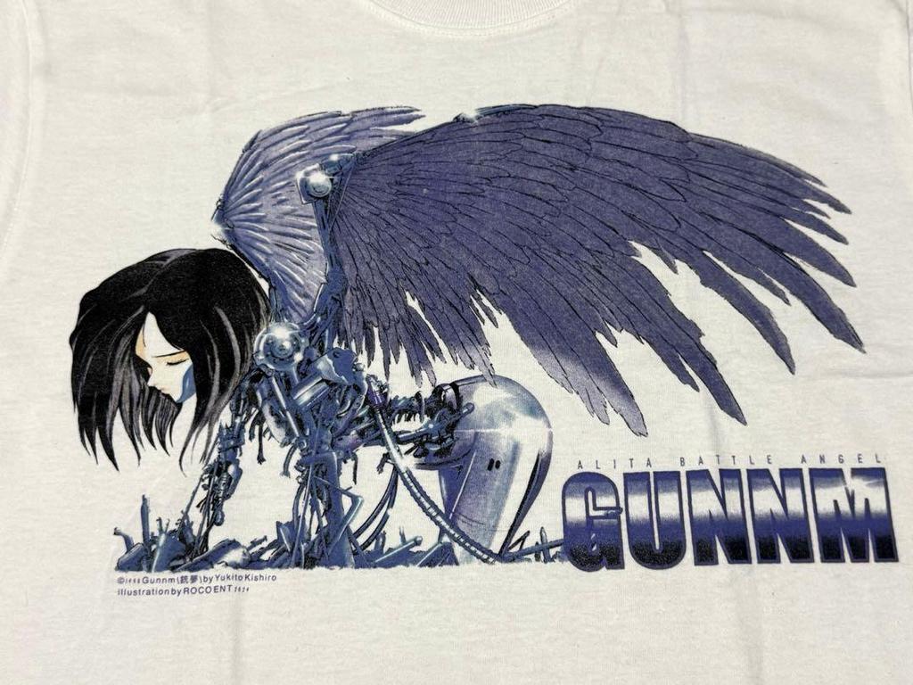 [USED] Ultra Rare Gunnm Gally Battle Angel Anime T-Shirt XL