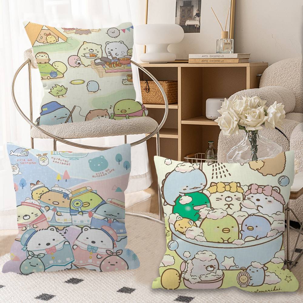 Japan Anime Sumikko Gurashi Pillow Cover Design Cushion Cover Decor Holiday Decorati