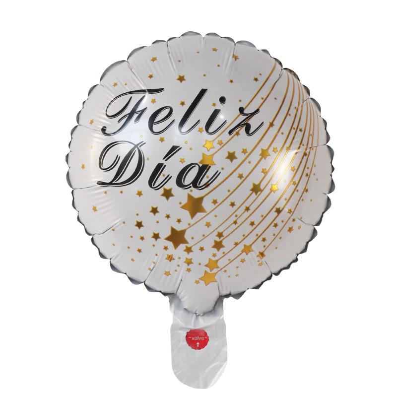 

10Pcs Feliz Cumpleaños Día AIr Globos 10inch Colorful Mini Spanish Happy Birthday Foil Balloons Home Party Decorations Kids Gift 10inch