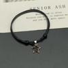 Metal BlacK White Rope Stars Bracelet Smooth Surface Paired Bracelets Gifts for Lovers